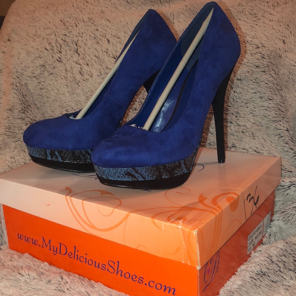 Twilight Blue Pump Heels